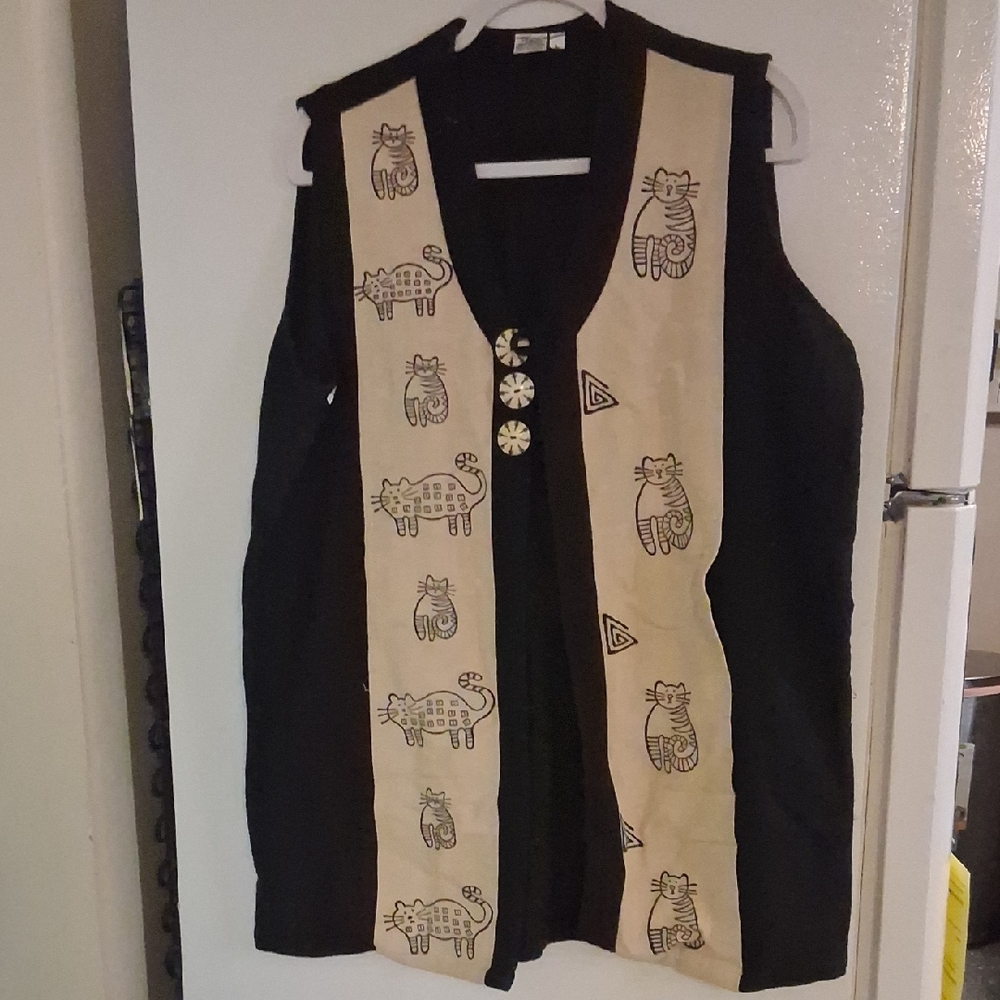 Venus Imports 100% Cotton Black Top